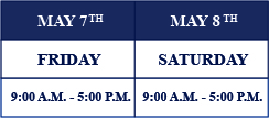 Early Voting Schedule for the May 11, 2021 Sweetwater General Municipal and Special Elections