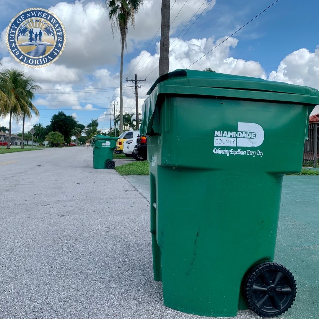 MiamiDade County Waste and Recycling Cart Delivery City of Sweetwater