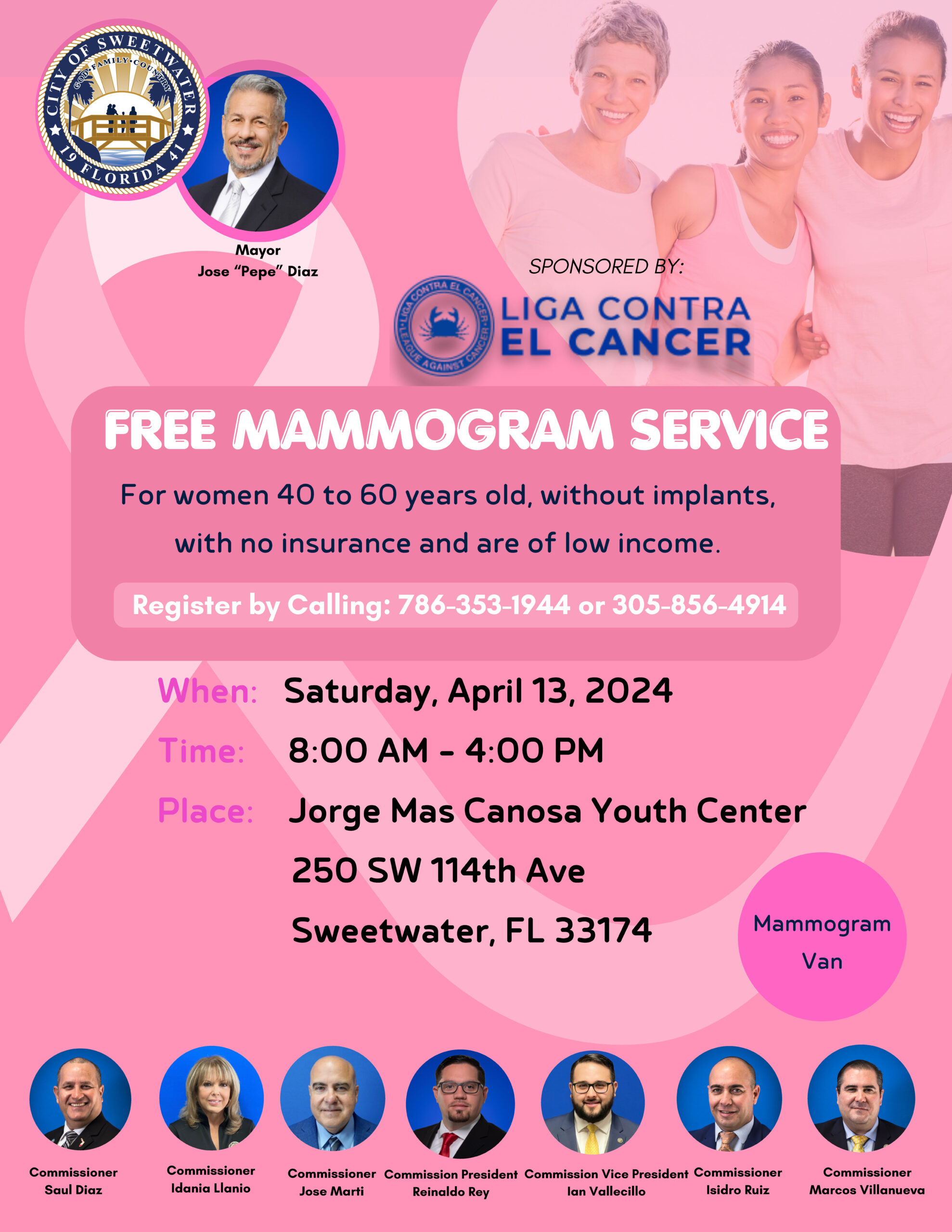 Free Mammograms - City of Sweetwater